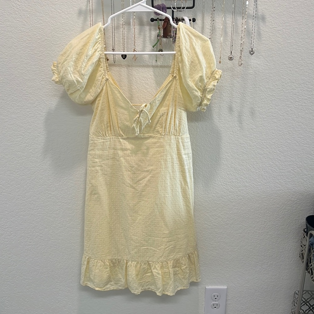 Yellow summer dress
